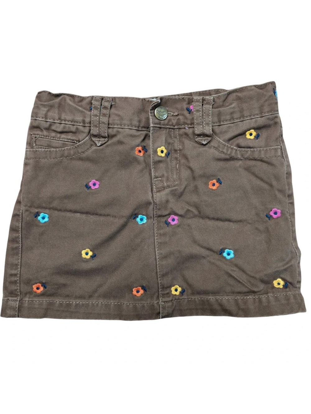 GAP Kids Embroidered Floral Skirt | Size 4 | Cute Cottagecore